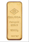 ÖGUSSA Befektetési Aranytömb 1000 gramm