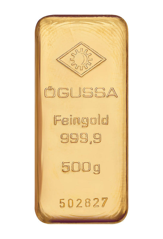 ÖGUSSA Befektetési Aranytömb 500 gramm